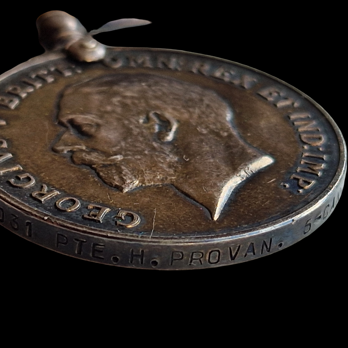 5th Canadian Infantry KIA by Sniper 1915 British War Medal WW1 Paisley Scotland