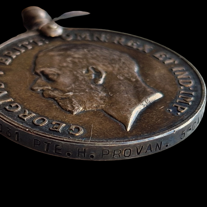 5th Canadian Infantry KIA by Sniper 1915 British War Medal WW1 Paisley Scotland