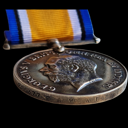 Royal Air Force WW1 British War Medal Late Royal Naval Air Service RAF RNAS London