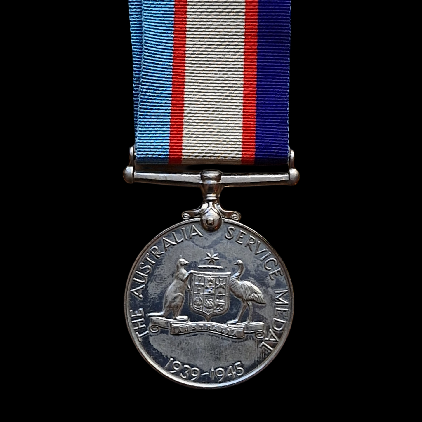 WW2 Australia Service Medal 1939–45 1 Ordnance Workshop Company Africa India