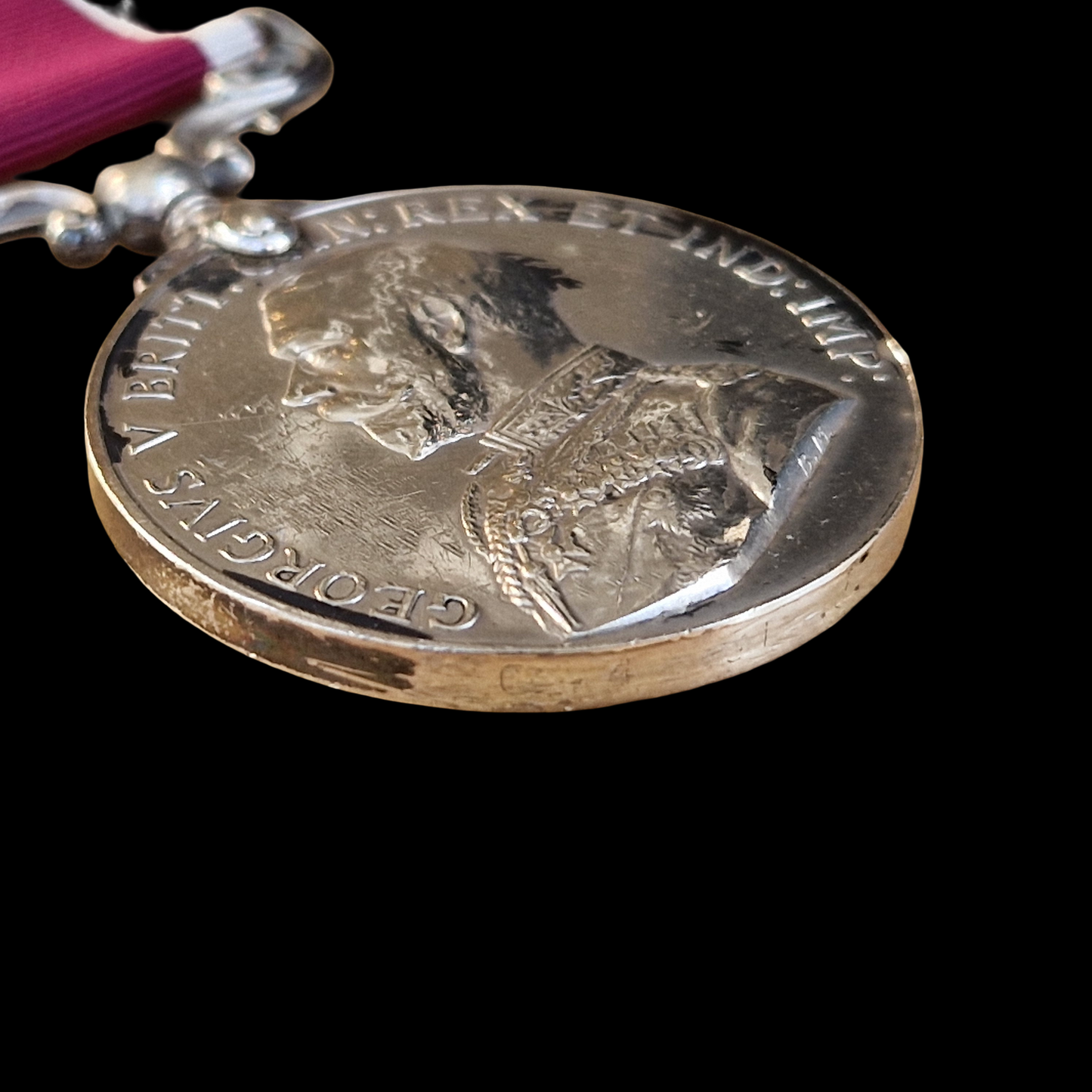 WW1 British Army Long Service & Good Conduct Medal (George V) - Naming Erased
