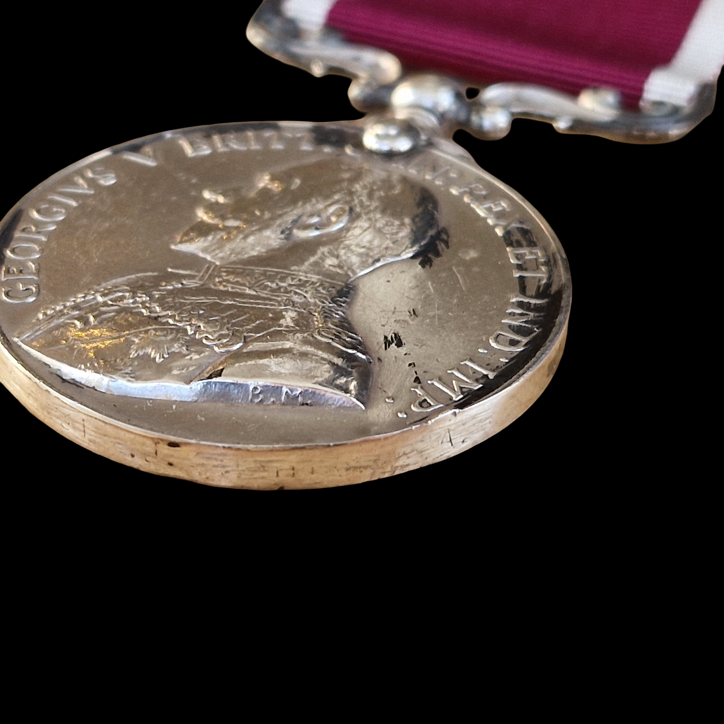 WW1 British Army Long Service & Good Conduct Medal (George V) - Naming Erased
