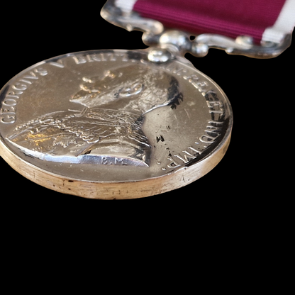 WW1 British Army Long Service & Good Conduct Medal (George V) - Naming Erased