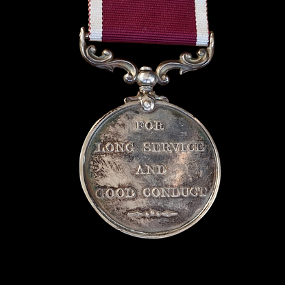 WW1 British Army Long Service & Good Conduct Medal (George V) - Naming Erased