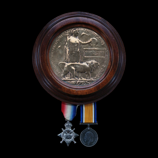 11th Royal Scots KIA Attack on Longueval Somme 1916 WW1 Medals Plaque Barrhead