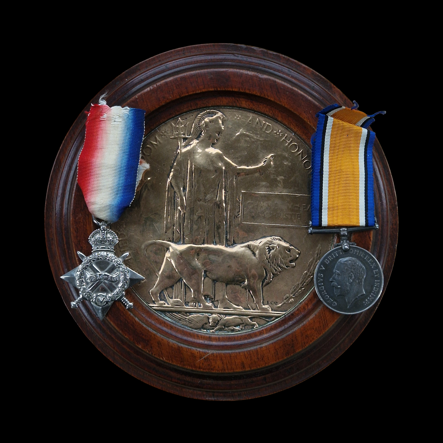 11th Royal Scots KIA Attack on Longueval Somme 1916 WW1 Medals Plaque Barrhead