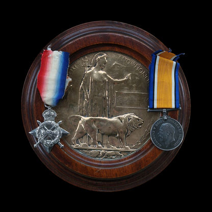 11th Royal Scots KIA Attack on Longueval Somme 1916 WW1 Medals Plaque Barrhead
