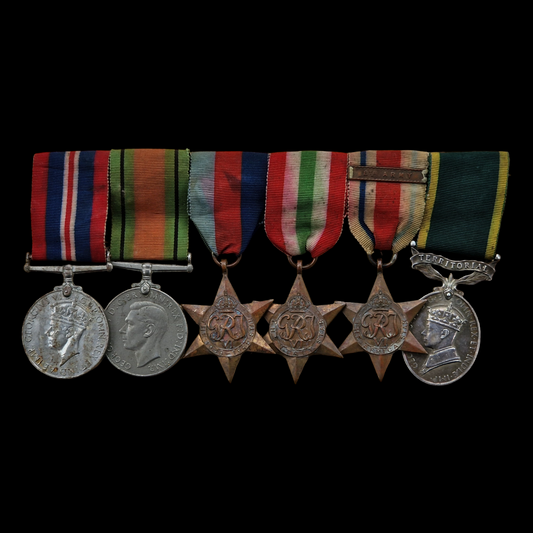 Royal Artillery WW2 British Medal Group 8th Army North Africa Italy Petersfield
