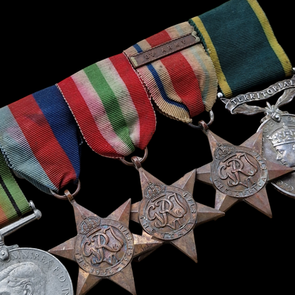 Royal Artillery WW2 British Medal Group 8th Army North Africa Italy Petersfield