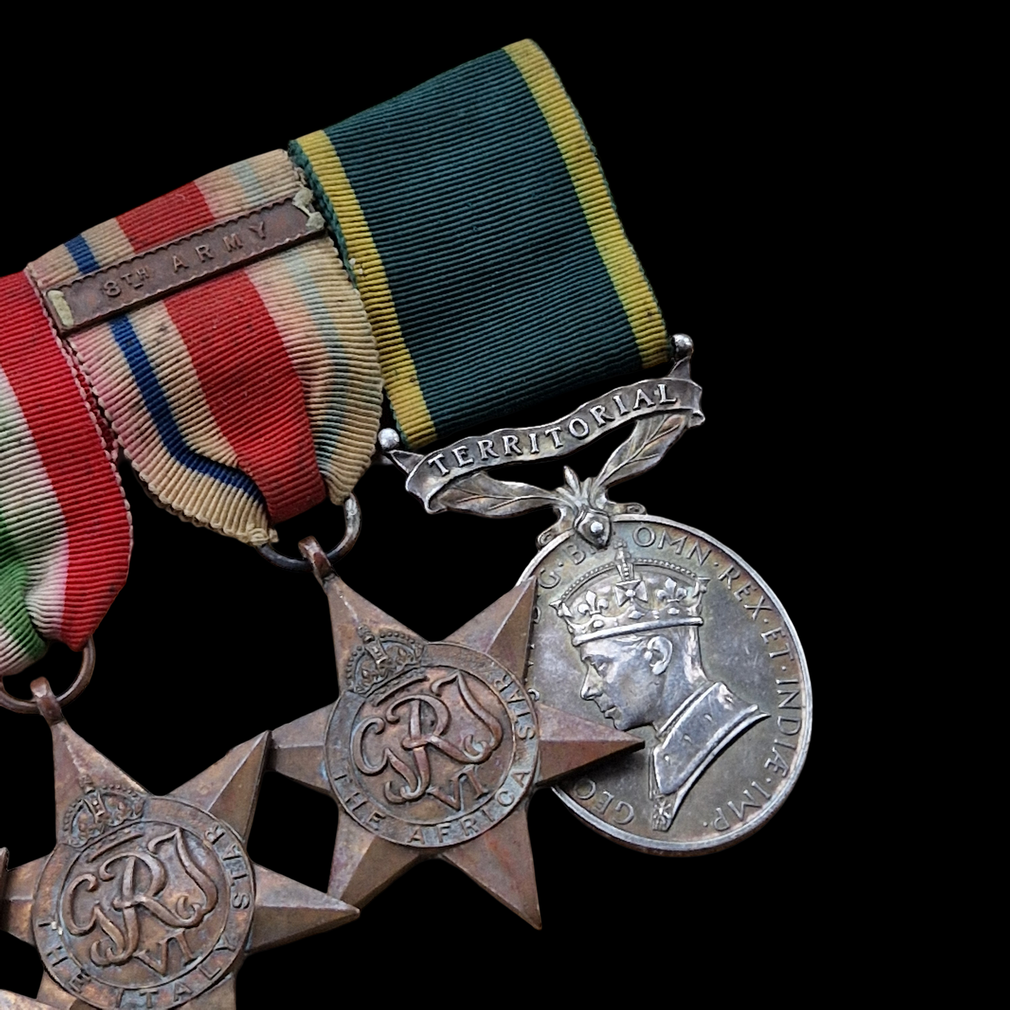 Royal Artillery WW2 British Medal Group 8th Army North Africa Italy Petersfield