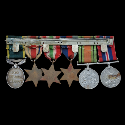 Royal Artillery WW2 British Medal Group 8th Army North Africa Italy Petersfield