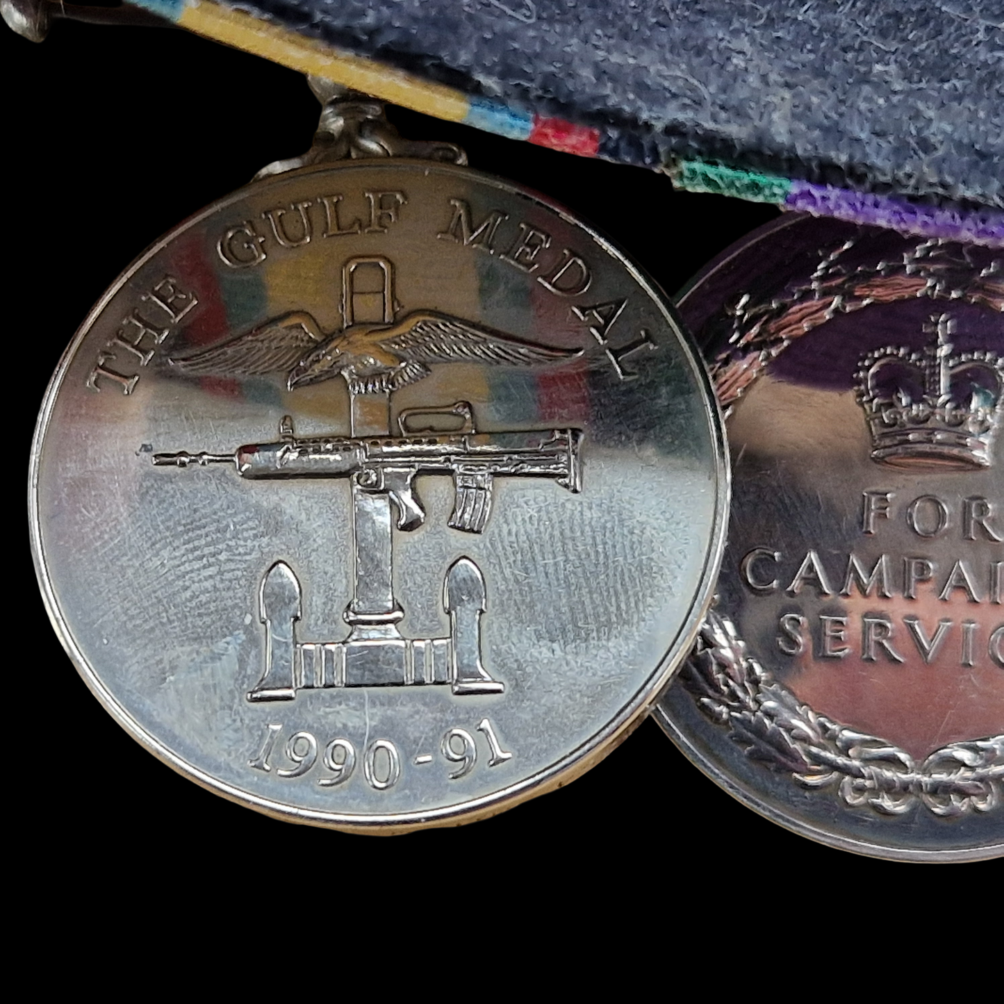 Royal Electrical & Mechanical Engineers Gulf War Northern Ireland Long Service Medal Group
