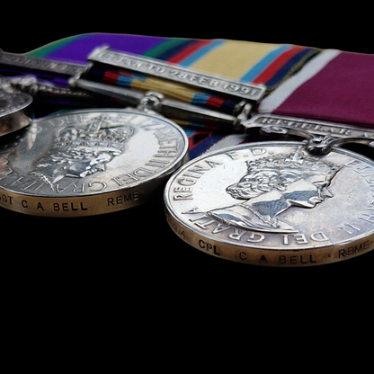 Royal Electrical & Mechanical Engineers Gulf War Northern Ireland Long Service Medal Group
