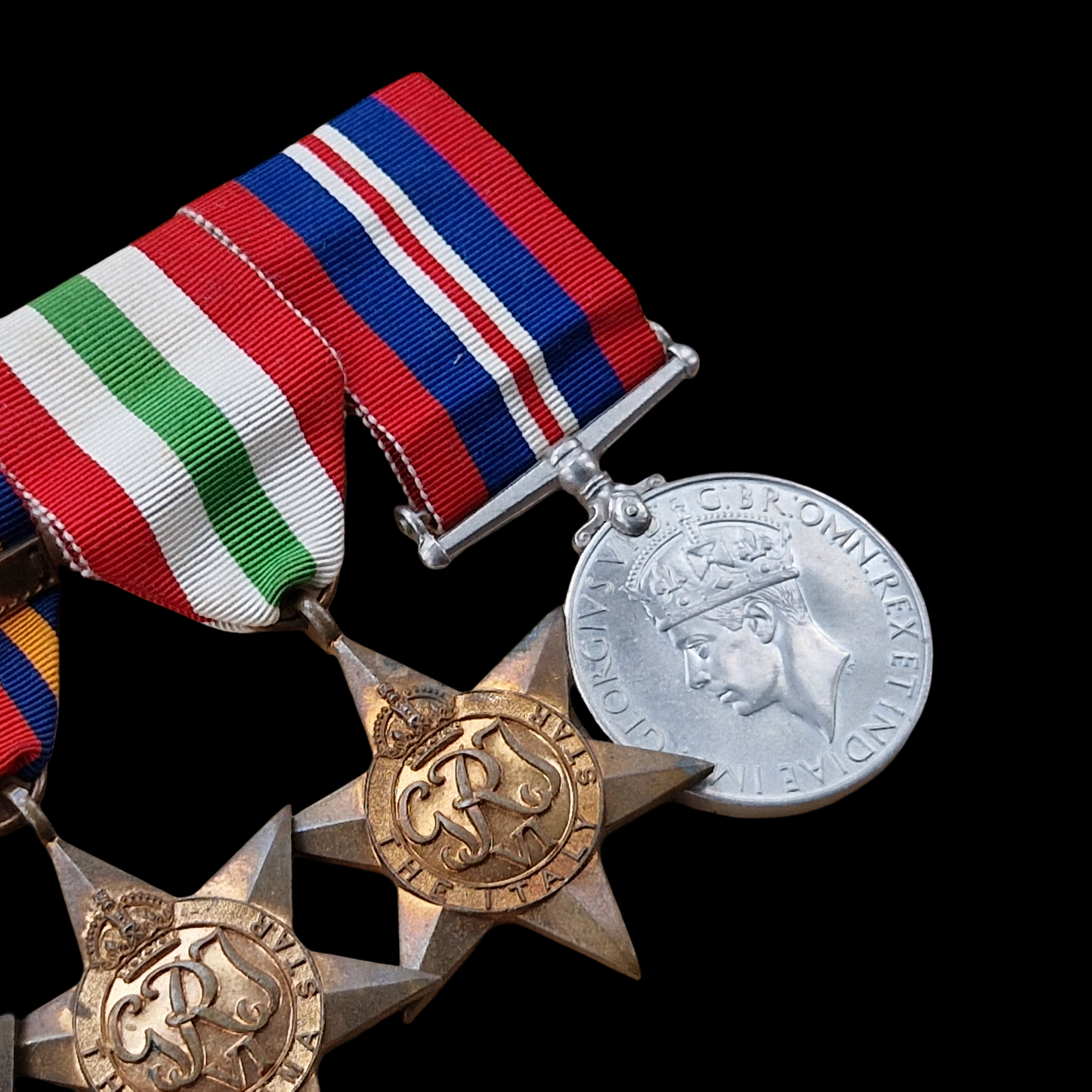 WW2 British Medal Group 1939–45 Star, Burma Star Pacific Clasp, Defence & War Medals