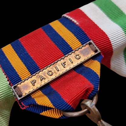 WW2 British Medal Group 1939–45 Star, Burma Star Pacific Clasp, Defence & War Medals