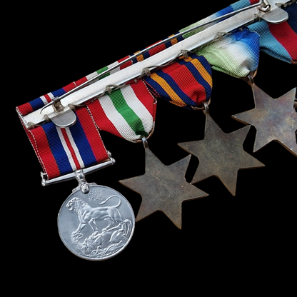 WW2 British Medal Group 1939–45 Star, Burma Star Pacific Clasp, Defence & War Medals