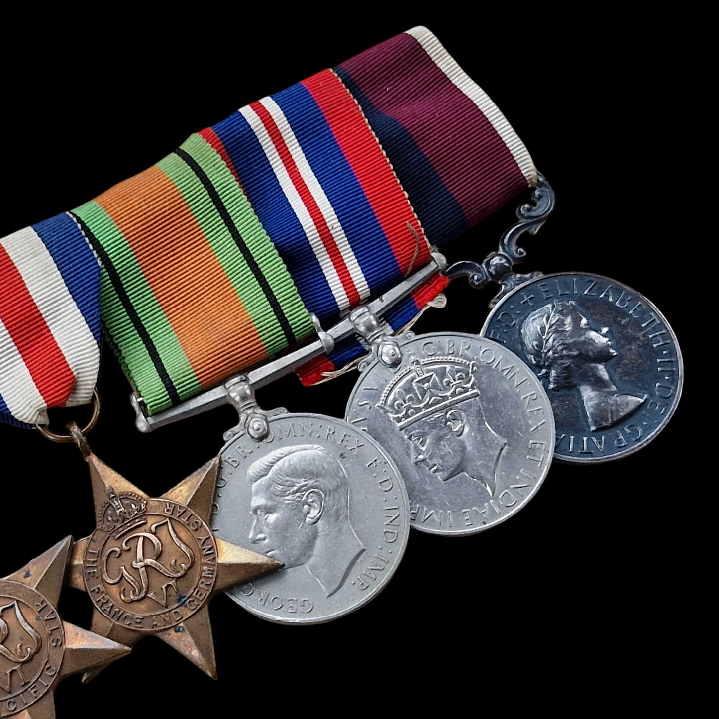 Royal Air Force WW2 Long Service Medal Group Greenwood RAF Singapore Pacific Star