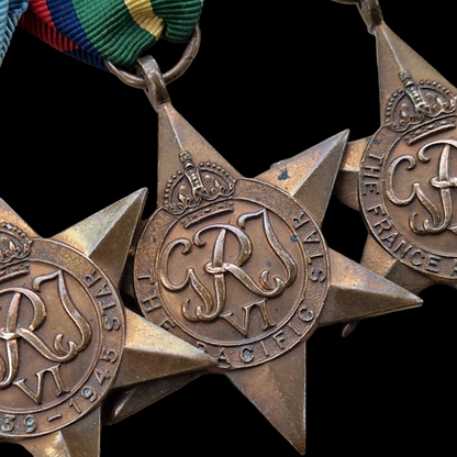 Royal Air Force WW2 Long Service Medal Group Greenwood RAF Singapore Pacific Star