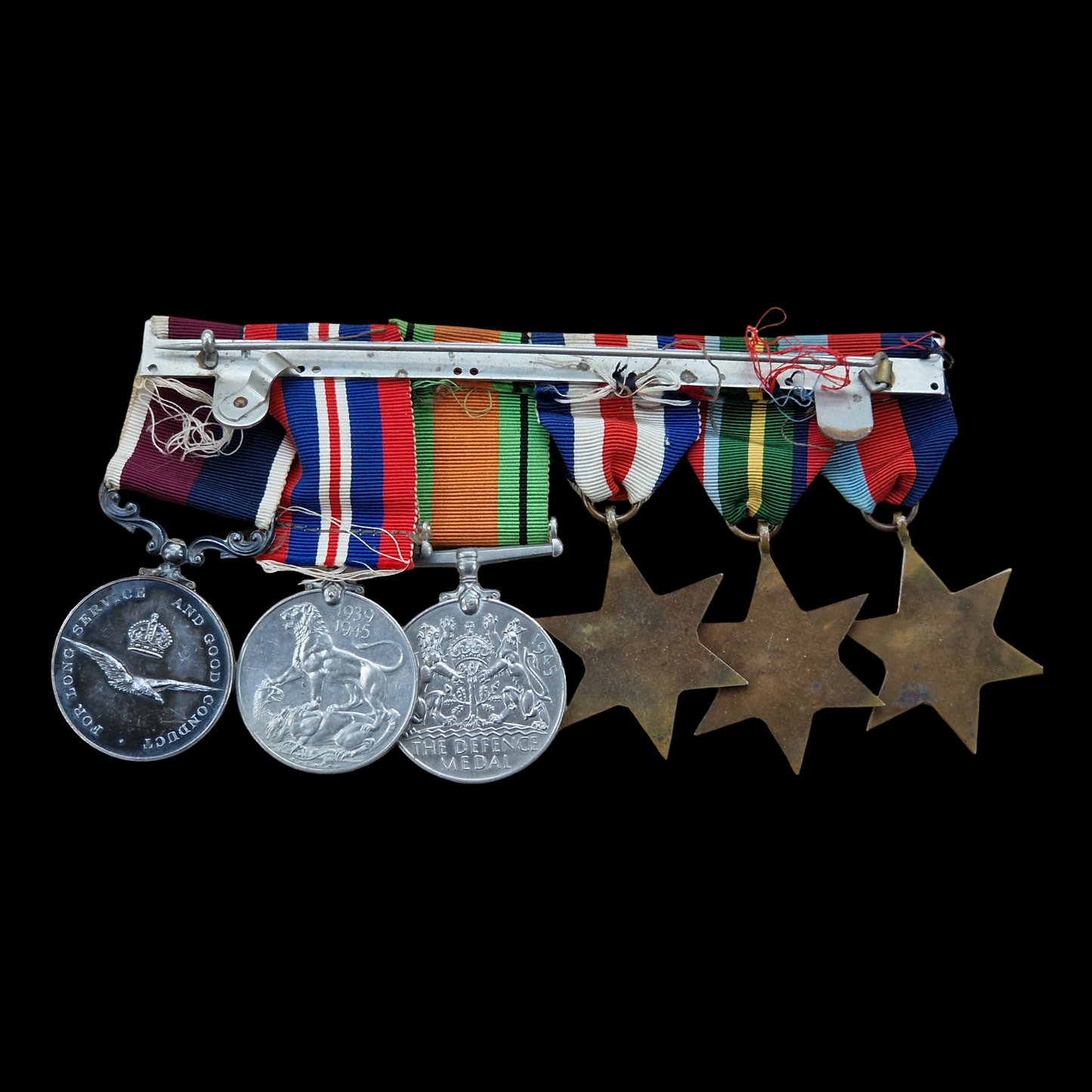 Royal Air Force WW2 Long Service Medal Group Greenwood RAF Singapore Pacific Star