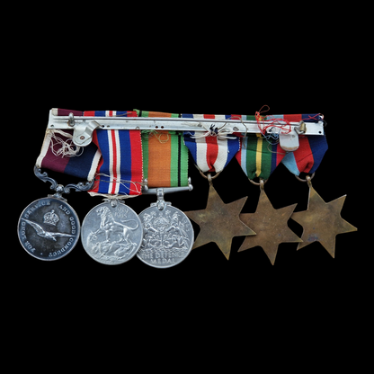 Royal Air Force WW2 Long Service Medal Group Greenwood RAF Singapore Pacific Star