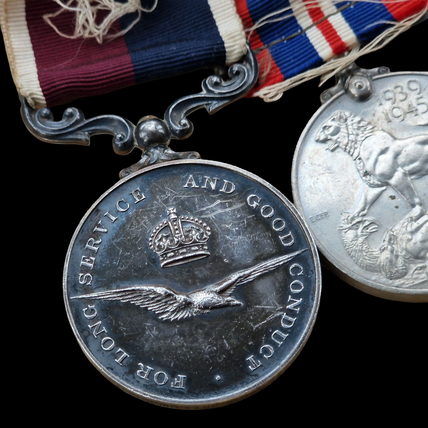 Royal Air Force WW2 Long Service Medal Group Greenwood RAF Singapore Pacific Star
