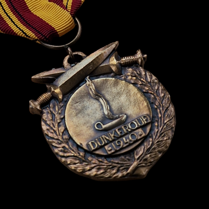 WW2 Dunkirk Medal Original Full Size Dunkirk 1940 British French WWII Medal