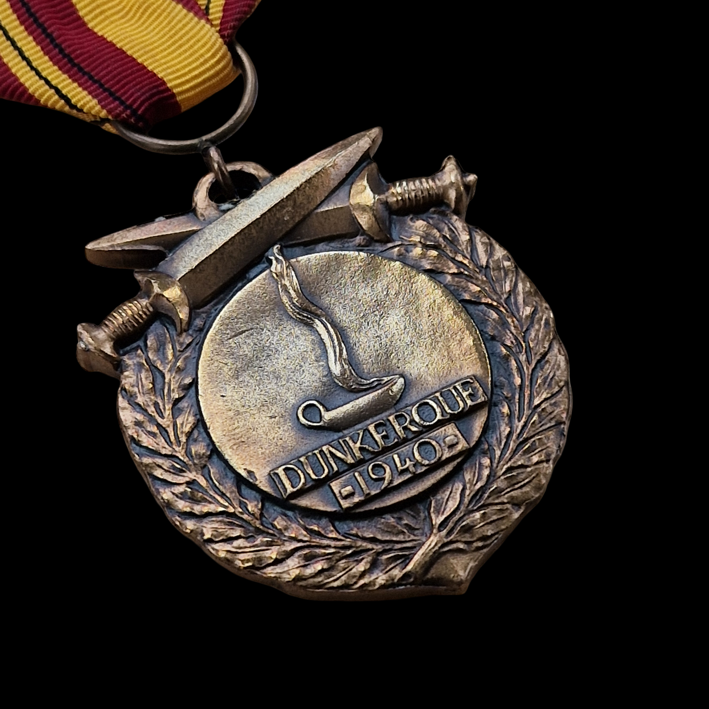 WW2 Dunkirk Medal Original Full Size Dunkirk 1940 British French WWII Medal