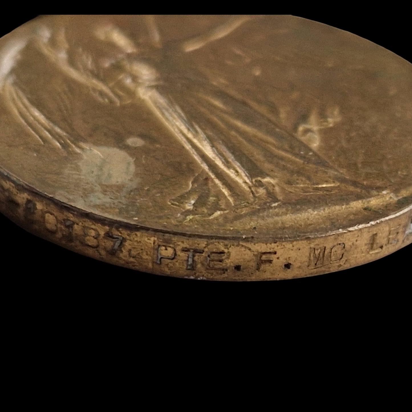 Gordon Highlanders - WW1 British Victory Medal - From Coatbridge, Later Airdrie