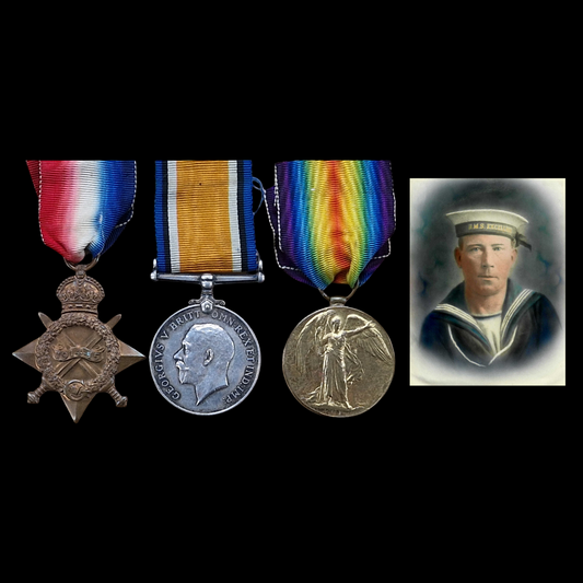Royal Naval Reserve WW1 Medal Trio Survived SS Mantola Sinking 1917 from Isle of Skye