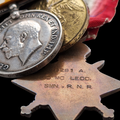 Royal Naval Reserve WW1 Medal Trio Survived SS Mantola Sinking 1917 from Isle of Skye