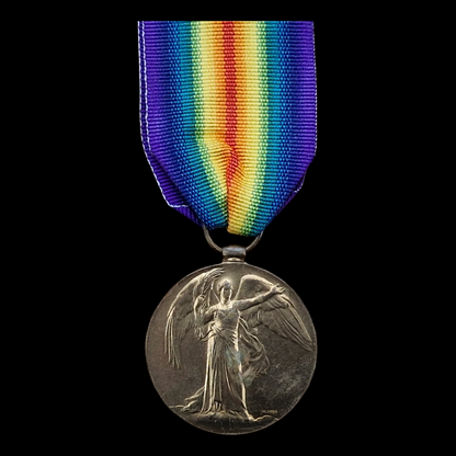 1st London Regiment (Royal Fusiliers), Later Royal Flying Corps & Royal Air Force - WW1 Victory Medal - From Guilden Morden