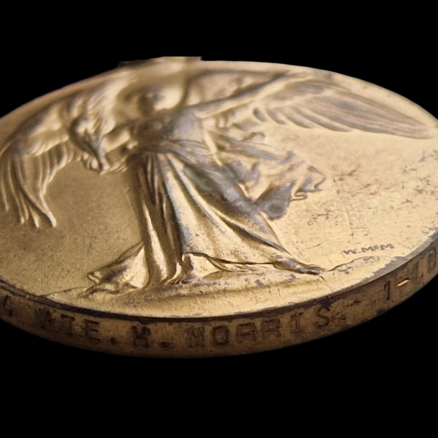 1st London Regiment (Royal Fusiliers), Later Royal Flying Corps & Royal Air Force - WW1 Victory Medal - From Guilden Morden