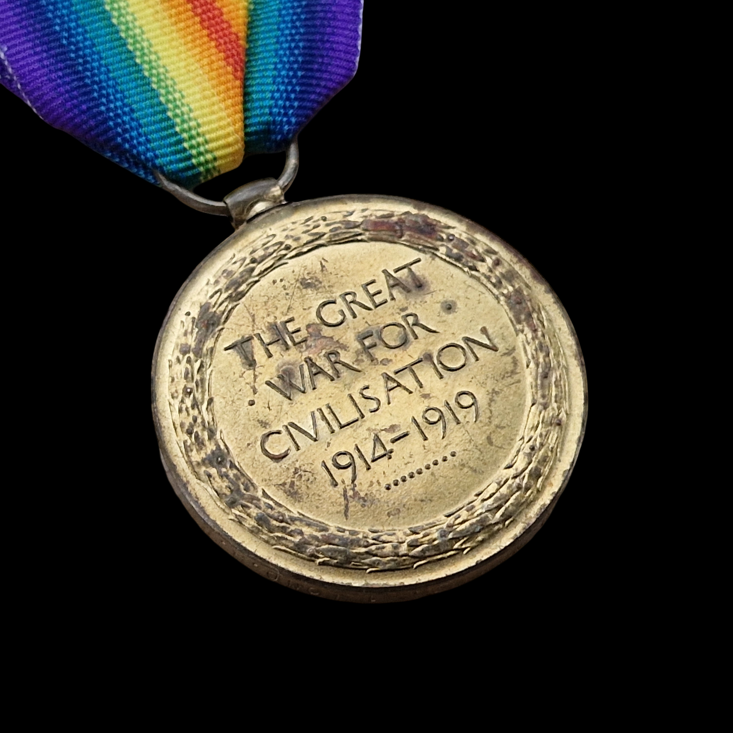 1st London Regiment (Royal Fusiliers), Later Royal Flying Corps & Royal Air Force - WW1 Victory Medal - From Guilden Morden