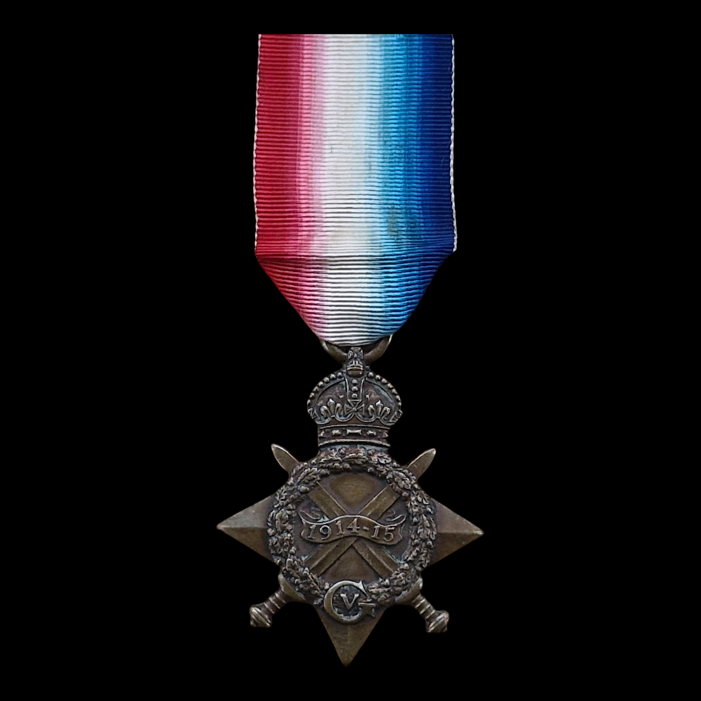 Black Watch Royal Highlanders WW1 1914-15 Star Wounded in Action WIA Edinburgh