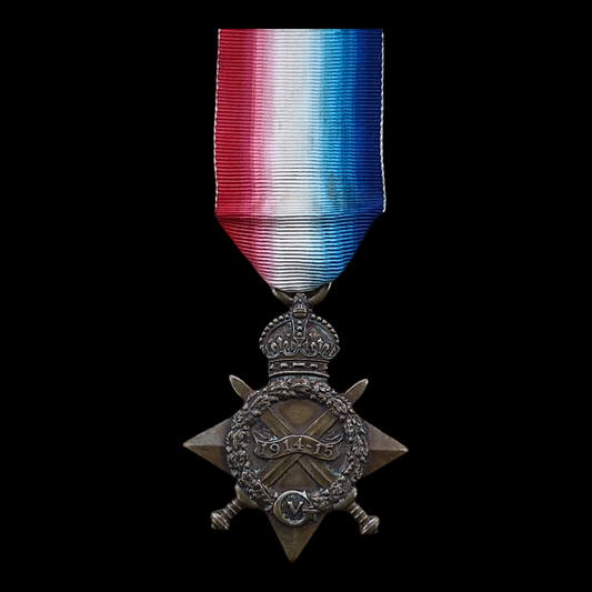 Black Watch Royal Highlanders WW1 1914-15 Star Wounded in Action WIA Edinburgh