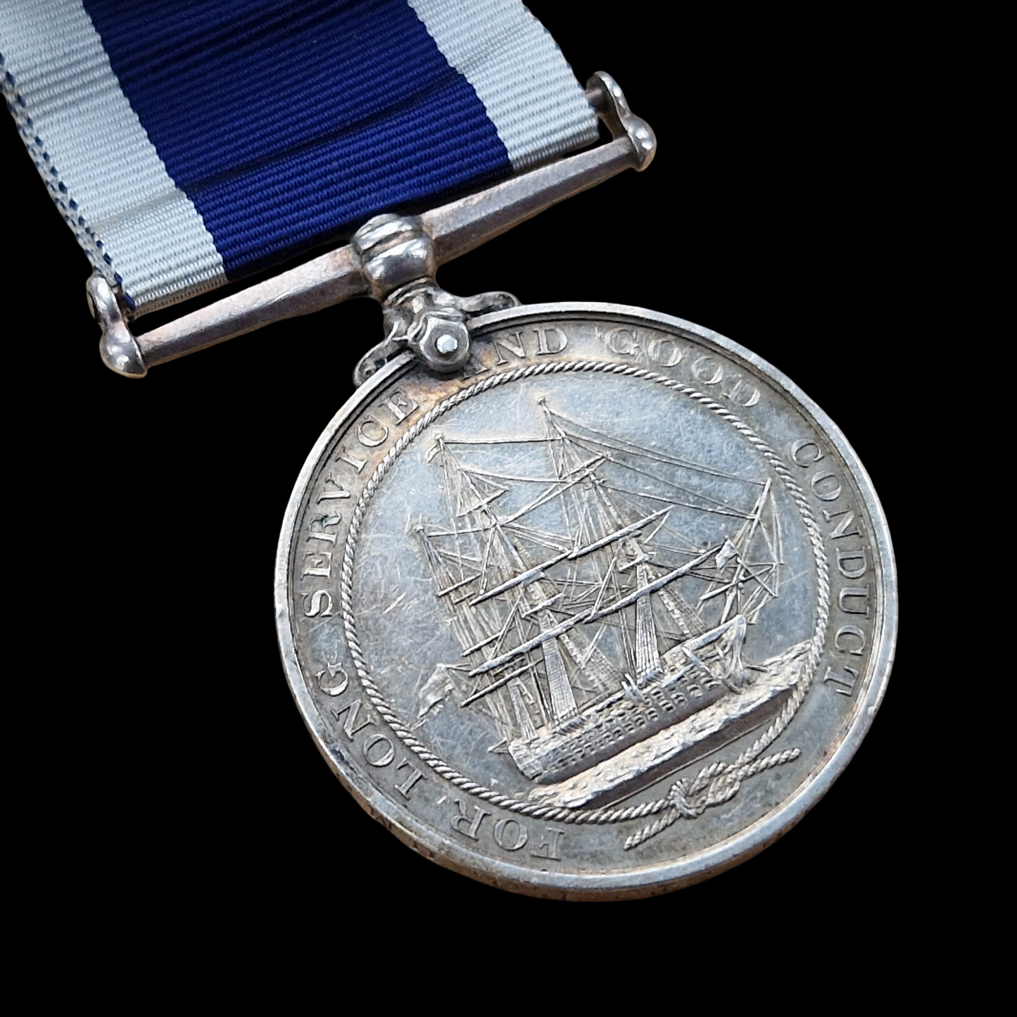 Royal Navy WW1 Trio  EVII Long Service Good Conduct Medal HMS Liverpool Monarch Greenwich Blenheim etc.