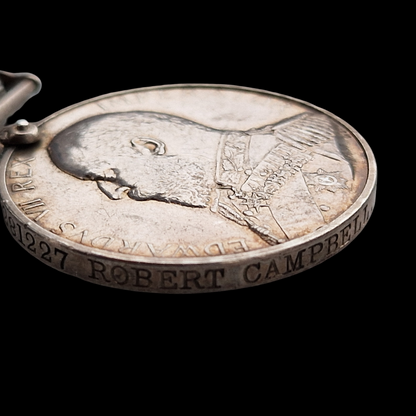 Royal Navy WW1 Trio  EVII Long Service Good Conduct Medal HMS Liverpool Monarch Greenwich Blenheim etc.