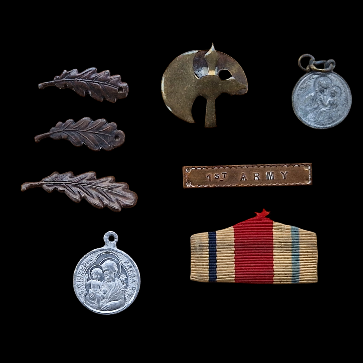 WW2 British Medal Group Mentioned in Despatches 1st Army Africa Italy Star MiD