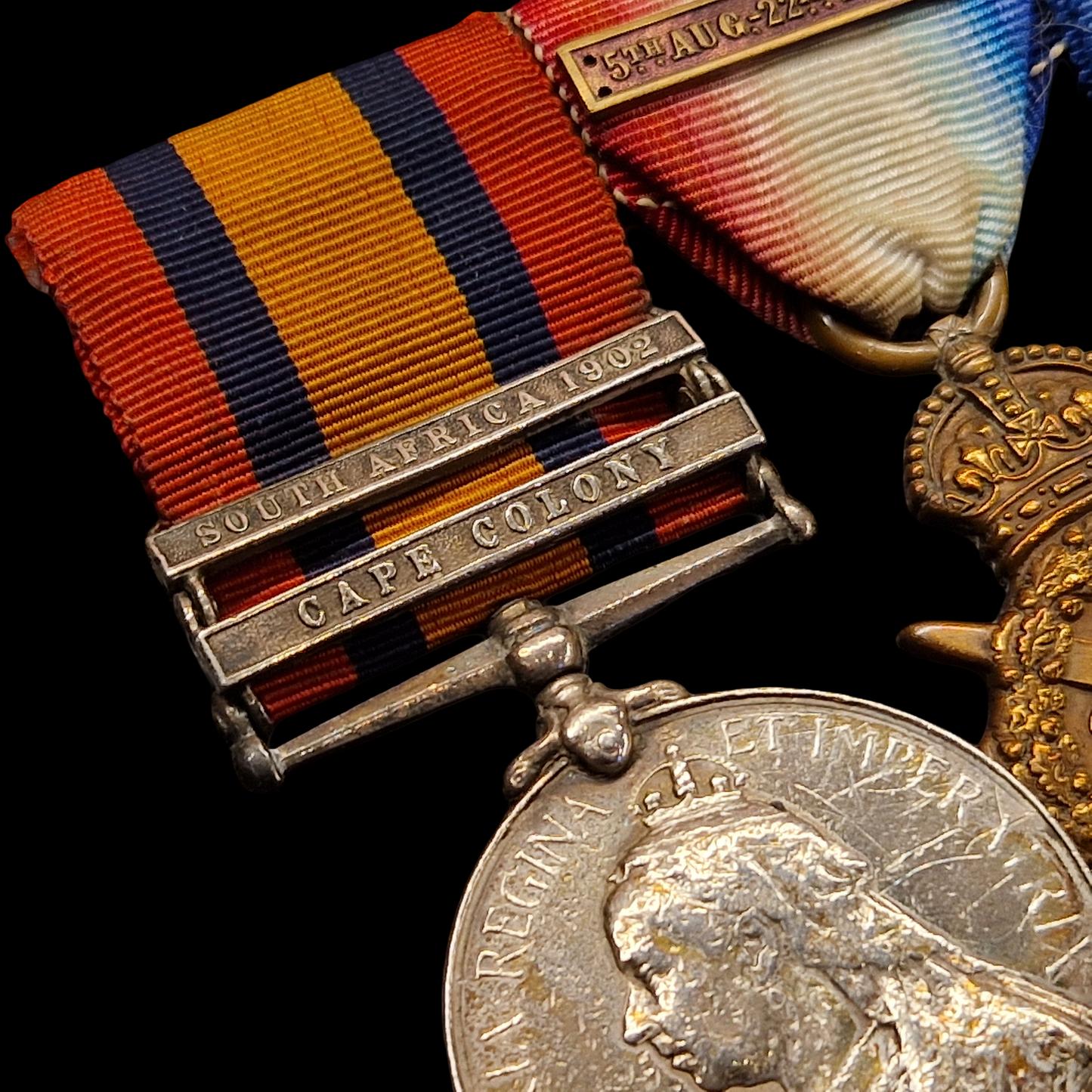 Coldstream Guards Boer War WW1 Medal Group LSGC Mentioned for Valuable Service from Aston