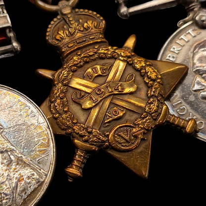 Coldstream Guards Boer War WW1 Medal Group LSGC Mentioned for Valuable Service from Aston