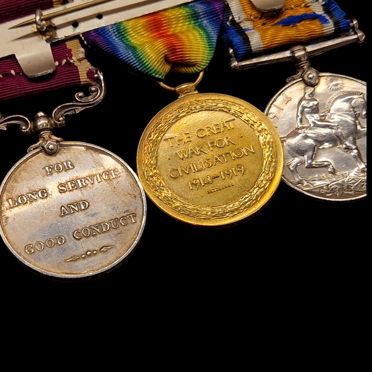 Coldstream Guards Boer War WW1 Medal Group LSGC Mentioned for Valuable Service from Aston