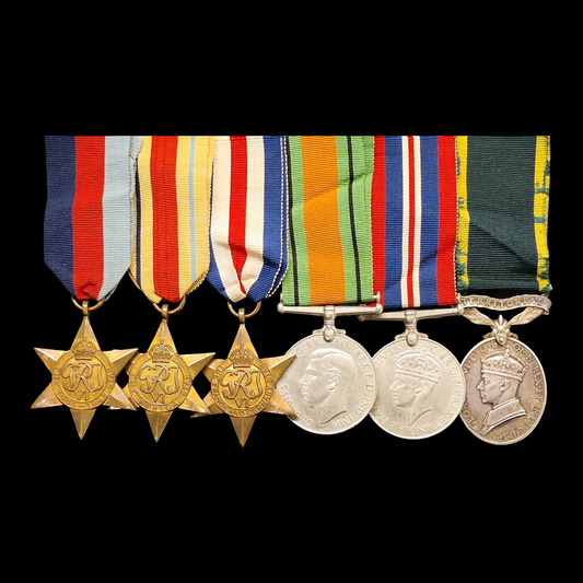 Royal Artillery WW2 British Medal Group North Africa France Wiltshire Regiment