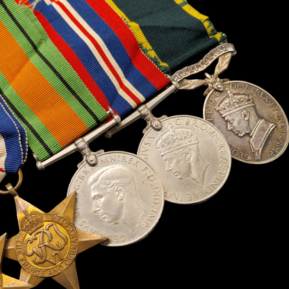 Royal Artillery WW2 British Medal Group North Africa France Wiltshire Regiment