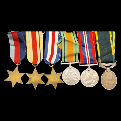 Royal Artillery WW2 British Medal Group North Africa France Wiltshire Regiment