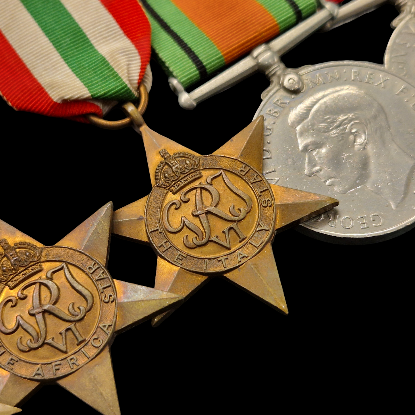 WW2 British Medal Group of Five – Mounted as Worn