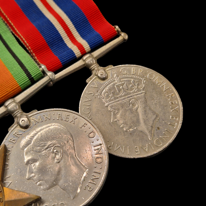 WW2 British Medal Group of Five – Mounted as Worn