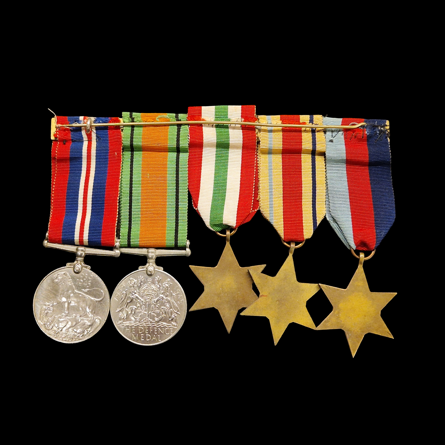 WW2 British Medal Group of Five – Mounted as Worn