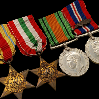 Mentioned in Despatched MID WW2 Medal Group North Africa Royal Army Service Corps RASC from Manchester