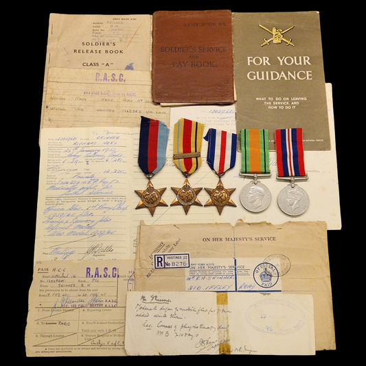 103 Field Bakery, Royal Army Service Corps WW2 British Medal Group A.C.C. from Didcot