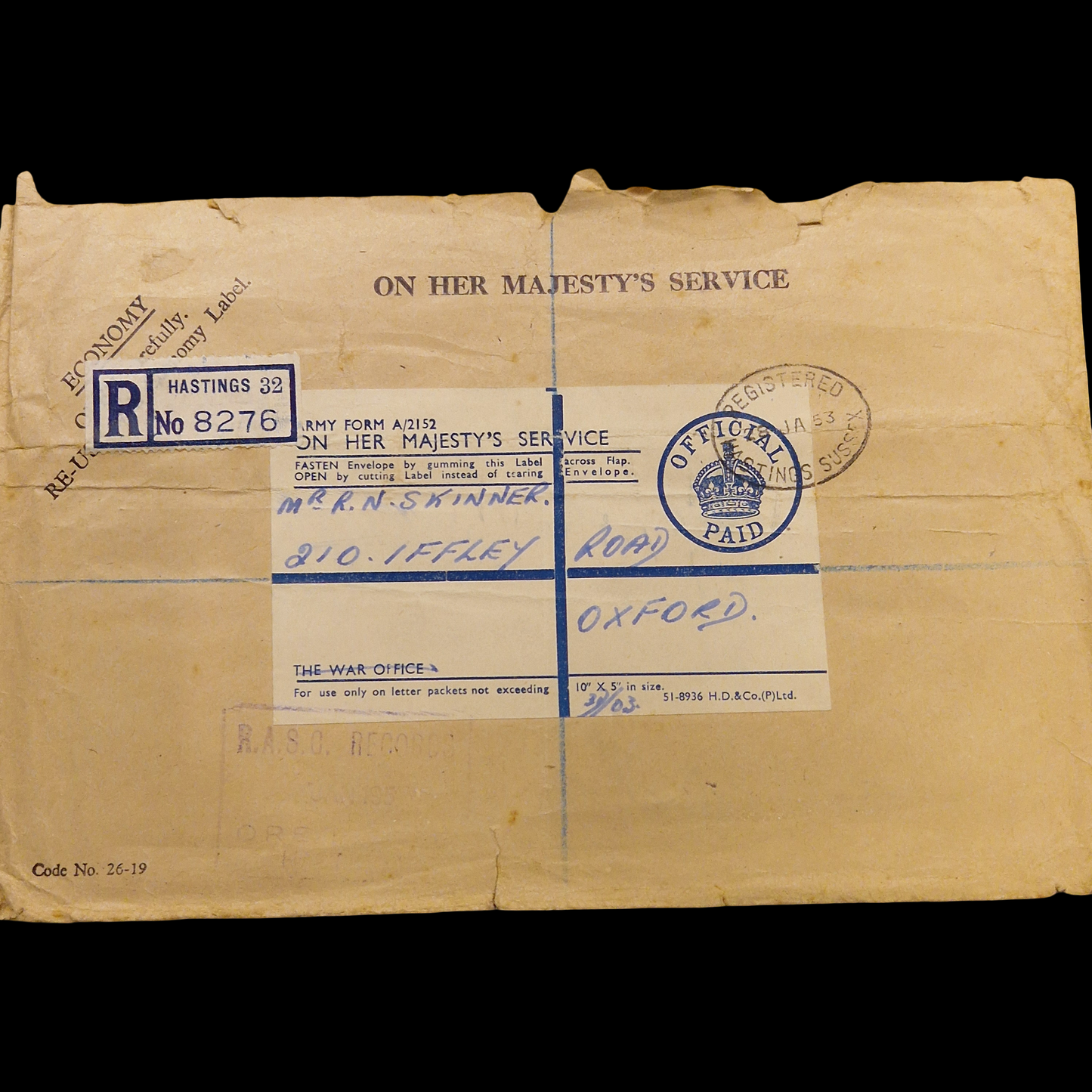 103 Field Bakery, Royal Army Service Corps WW2 British Medal Group A.C.C. from Didcot